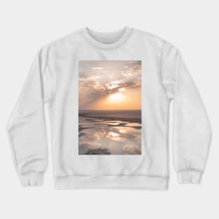 Water's Edge: A Sunset to Remember Crewneck Sweatshirt